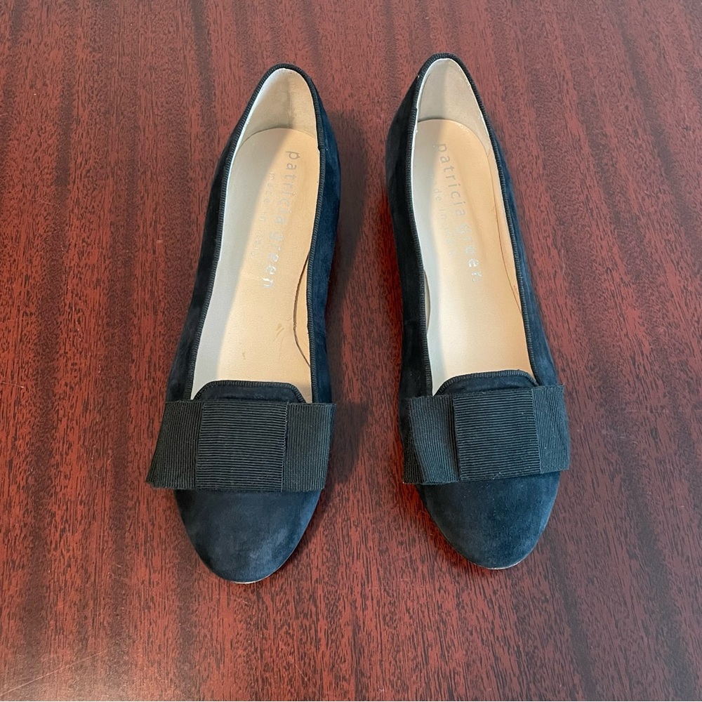 Patricia Green Womens Suede Velvet Feel Flats Slip Ons